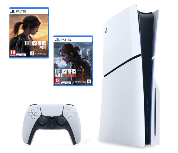 Sony PlayStation 5 Slim + The Last of Us Part I / II - 1331474 - zdjęcie